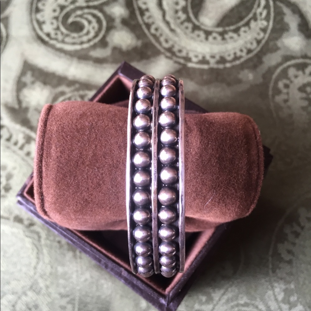 Taxco 925 Silver Bead Bracelet